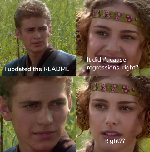 Regression meme